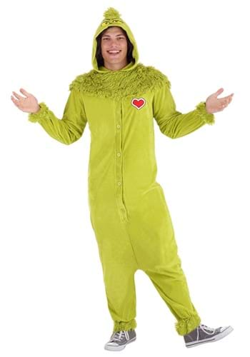 Adult The Grinch Jumpsuit Costume